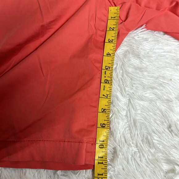 Liz Claiborne Sloane Bermuda Shorts Melon Color Sz16 - Picture 6 of 8
